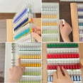 thumbnail image 2 of CTDWNT Magnetic Nail Swatch Book, 120/180/240 Nail Color Display Book, Magnet Blank Nail Organizer Storage for Manicurist, Professional Nail Color Chart Display Book Sample for Gel Polish Nails, 2 of 8