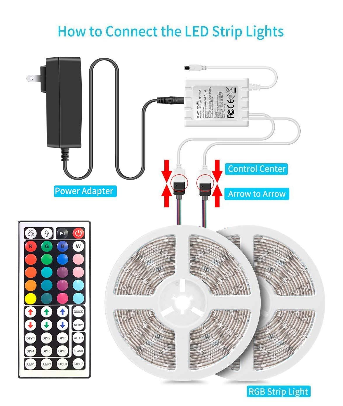 How To Connect 2 Minger Led Light Strips