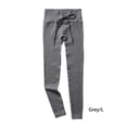 thumbnail image 2 of Mallas acanaladas sin costuras, ropa deportiva elástica para Fitness, pantalones de levantamiento de cadera, entrenamiento para mujer, gimnasio Prendas para la parte inferior del cuerpo Gris L Sonducket AP019373-12, 2 of 6