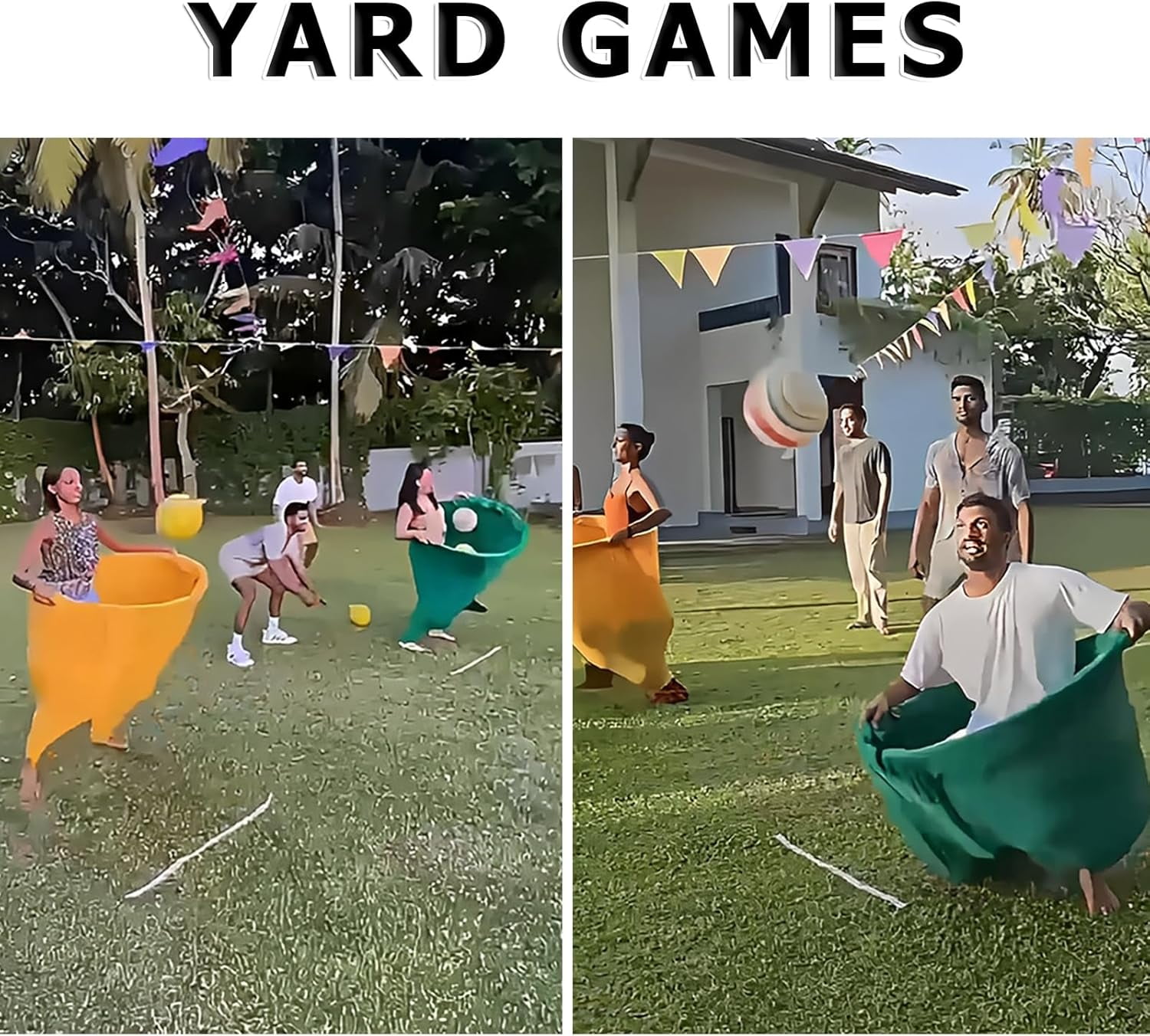 Granny Pants Yard Game, 2025 New Granny Pants Outdoor Game with Bouncy Balls, Giant Outdoor Games for Adults and Family, Funny Party Yard Games