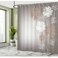 thumbnail image 4 of Ambesonne Art Shower Curtain, Fantasy Bridal Garden Spring, 69"Wx84"L, Taupe Ivory, 4 of 4