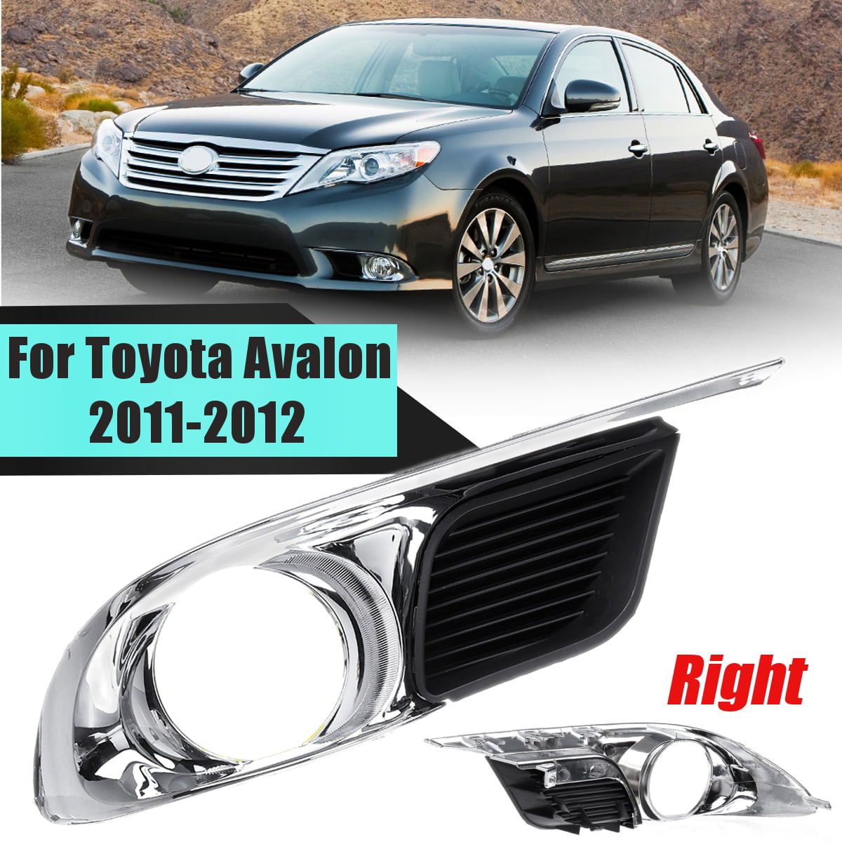 Details about  / Carbon Fiber Interior Front Reading Light Frame Cover For Toyota Avalon 2019