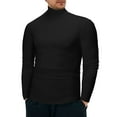 thumbnail image 2 of Men's Winter Warm High Collar Thermal Underwear - Long Sleeve Basic Pullover Top for Daily Wear, 2 of 6