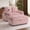 Pink, variant on QuzyAor 56" Oversized Chair and A Half with Storage Ottoman, Pink Chenille Tufted Loveseat Chaise Lounge with USB & Phone Holder, Cozy Reading Sofa
