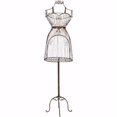 thumbnail image 1 of Benzara BM150778 Metal Mannequin Cage Like Display, Brown, 1 of 1