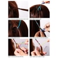 thumbnail image 3 of Mechones De Pelo, Mano De Obra Fina, Portátil, Fácil De Operar, Kit De Oropel De Pelo De Hadas, Ganchillo Con Herramientas Para Decoraciones Navideñas, 3 of 7