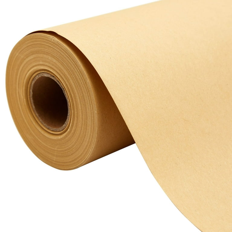 Kraft Paper Roll 17.5 x 100 Feet (1200 In), Plain Brown Shipping Paper for Gift  Wrapping, Packing, DIY Crafts, Bulletin Board Easel 