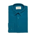 thumbnail image 2 of Adam Baker Boy's Regular Fit 4-Way Stretch Long Sleeve Solid Dress Shirt - Colors, 2 of 2