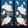 thumbnail image 4 of Konghyp 2Pcs Halloween White Ghost Hanging Ghost Decorative Window Stickers, Wall Art Decals for Home, Office, Dorm, Removable Indoor Decor, Eco-Friendly Adhesive Wall Stickers, 4 of 7