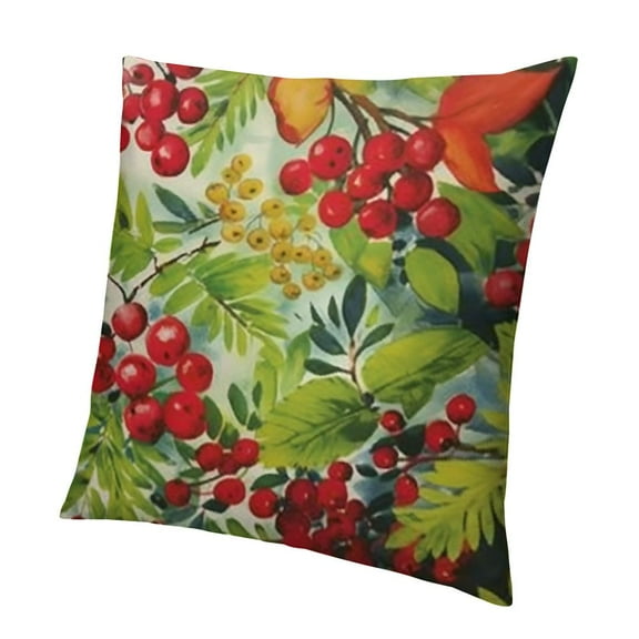 Christmas , Outdoor Decorative Throw Pillows for Couch, Green Winter Decor Cushion Cover Pillowcase for Bed Car Safa