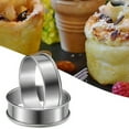 thumbnail image 7 of 6 Pack 4‘' Double Rolled English Muffin Rings, Stainless Steel Crumpet Rings, Tart Rings, Round, 7 of 7