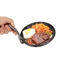 thumbnail image 3 of Billuyoard Filete Teppanyaki Madera Hierro Barbacoa Fajita Cena Barbacoa Parrilla Sartenes Herramienta de cocina Suministro Auténtico Soporte Mostrada 10 pulgadas, 3 of 6