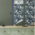 thumbnail image 5 of Ambesonne Birds and Nature Peel & Stick Wallpaper for Home, Woods Flowery Art, 13"x36", Beige Pale Blue, 5 of 5