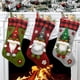 thumbnail image 4 of Calcetín de Navidad 2pack, 3d gnomos Santa Navidad Medias Chimenea Afortunado Sencillez, 4 of 5