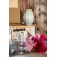 thumbnail image 2 of Pot-Bellied Vases with Dripping Paint Finish on Corrugated Metal in Purple and Blue (Set of 2), 2 of 2