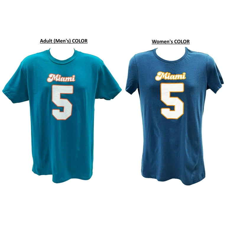 Ray Finkle Miami Dolphins 5 Jersey T-Shirt, Ace Ventura, Jim