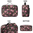 thumbnail image 3 of Pioneer Flower Floral Print Pattern Insulated Lunch Bag Teen, Toddler Lunch Bag,Bento School Lunch Bag for Teen for Work,Picnic or Travel, 3 of 5