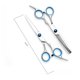 thumbnail image 2 of Tijeras para cortar el cabello Juego de tijeras de peluquería Kit de tijeras para adelgazar Peine Estuche para tijeras Peluquería profesional Kit de tijeras para el hogar para hombres, mujer, 2 of 5