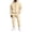 Beige #08, variant on Men's Full Zip Fleece Track Suit 2 Piece Basic Warm Sweat Set Zip‑Up Hoodie & Joggers Sets for Men