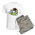 thumbnail image 5 of CafePress - Funny Beagle Women's Light Pajamas - Women's Short Sleeve Print T-Shirt and Pants Light Cotton Pajama Set, 5 of 7