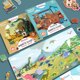 thumbnail image 4 of Gwong Juguete Dinosaurio de dibujos animados sitio de construcción bosque animales marinos niños juguete rompecabezas jigsaw Gwong 30007878, 4 of 7