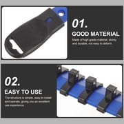 SILENRADAWN Blue Metal Socket Rack for Storage Use, Durable and Lightweight Organizer