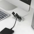 thumbnail image 6 of SABRENT Premium 4 Port Aluminum USB 3.0 Hub (30" Cable) for iMac, MacBook, MacBook Pro, MacBook Air, Mac Mini, or Any PC [Silver] 5V/4A Power Adapter Included Included (HB-MAC3-PS-5V4W), 6 of 8