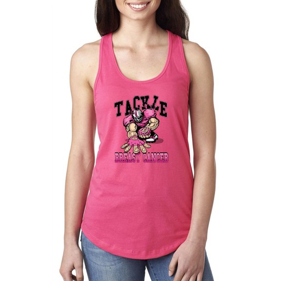 IWPF - Women's Racerback Tank Top - Tackle Breast Cancer
