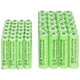 thumbnail image 2 of 2/6/12/16/20/24/30st Aaa 1800mah + Aa 3000mah 1,2v Ni-mh uppladdningsbara batterier Grön, 2 of 4