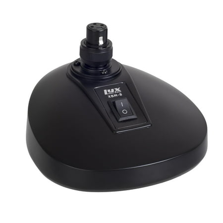 LyxPro Desktop Microphone Stand with Built-in XLR Socket for Podium & Gooseneck Microphones
