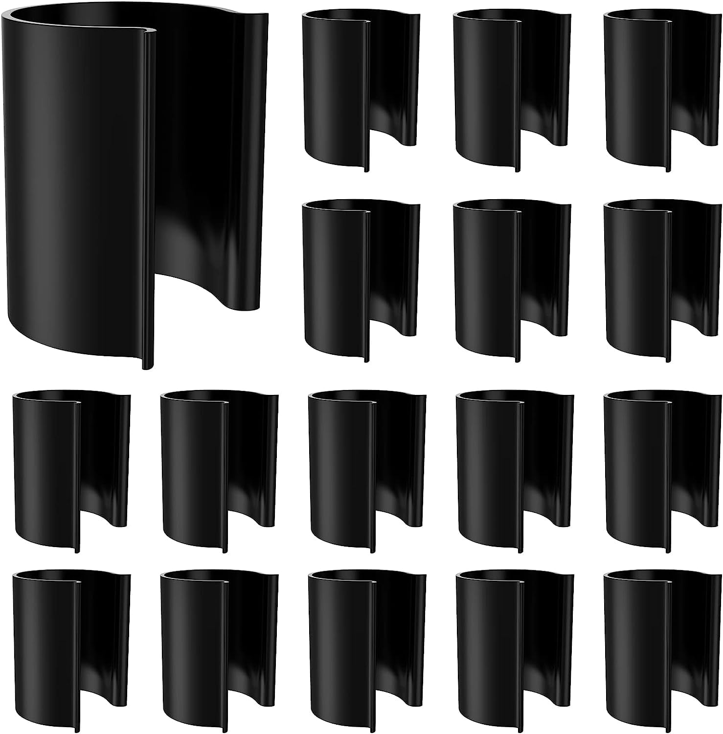 16 Pieces Greenhouse Clamps For PVC Pipe Structures Durable PVC 16-pieces-greenhouse-clamps-for-pvc-pipe-structures-durable-pvc