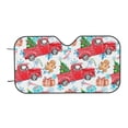 thumbnail image 7 of Balery Watercolor Red Truck And Fir Tree Print Car Windshield Sun Shade,Windshield Sunshade for Car Pickup Truck SUV Accessories-Small, 7 of 7
