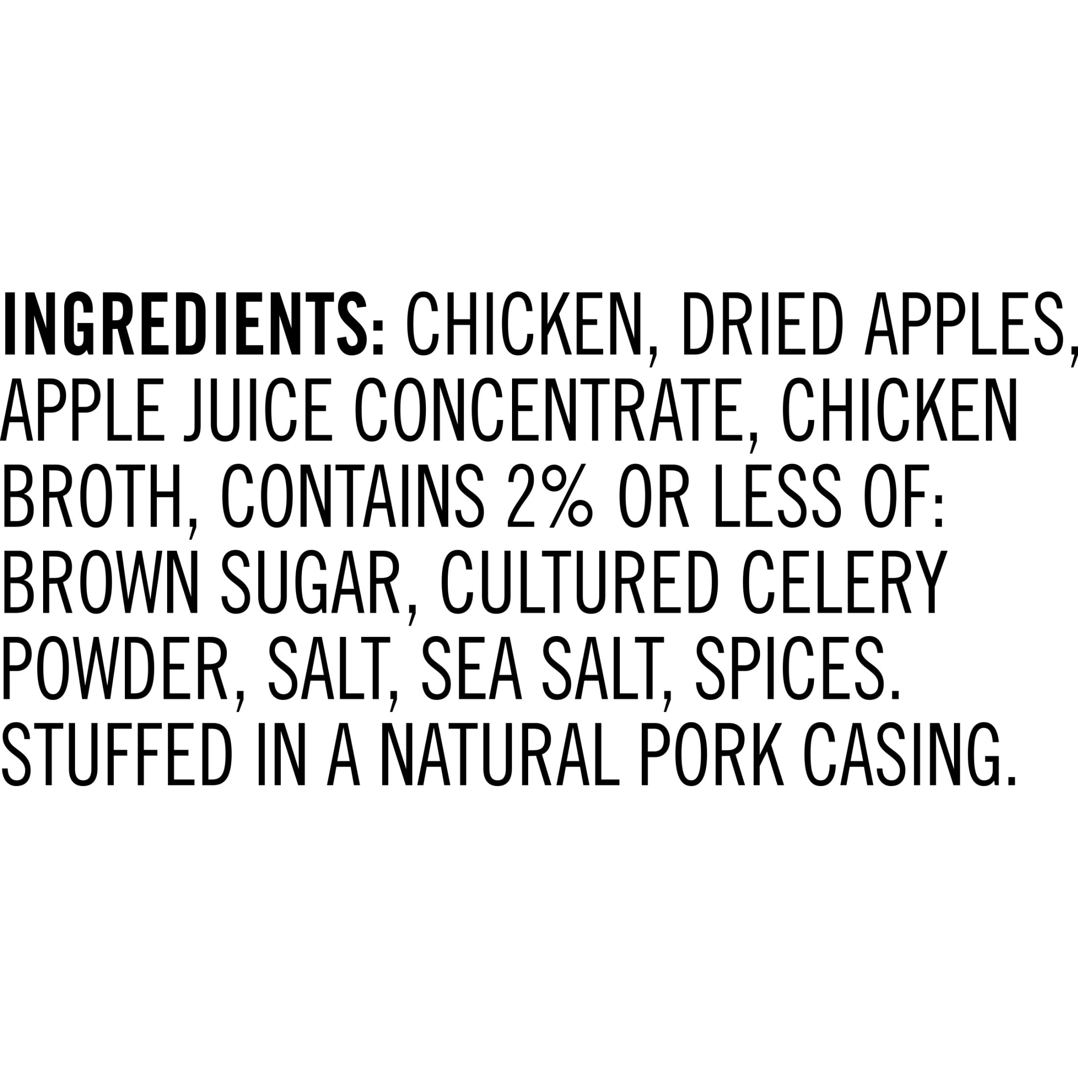Aidells Chicken & Apple Smoked Chicken Sausage Links, 12 oz, 4 Count