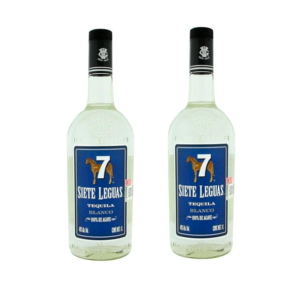 Pack de 2 Tequila 7 Leguas Blanco 1 L