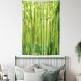 thumbnail image 4 of Bamboo Tapestry, Close up of Bamboo Sprouts Stems Nature in Tropical Rain Forest Wildlife Asian Feng Shui, Wall Hanging for Bedroom Living Room Dorm Decor, 40W X 60L Inches, Green, by Ambesonne, 4 of 5
