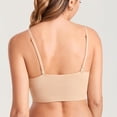 thumbnail image 3 of Sostén MOMANDA de canalé sin aros para lactancia con escote en V y diseño largo beige, 3 of 6