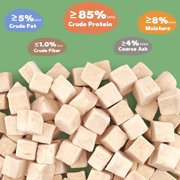 Freeze Dried Chicken Cat Treats 14.2 oz, Single Ingredient Chicken High Protein Pet Training Snacks or Food Topper for Cats & Dogs