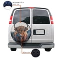 thumbnail image 4 of KAKALAD Beautiful Highland Cow 02 Spare Tire Cover Universal Vehicle Accessories Buckle Car Tools 16”in, 4 of 6