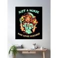 thumbnail image 2 of Just A Nurse Who Loves Avocados Poster Wall Art, Modern Wall Decor, 8x12 UNFRAMED, 2 of 3