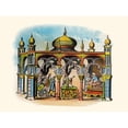 thumbnail image 2 of Unknown 18x15 Gold Ornate Wood Framed with Double Matting Museum Art Print Titled - The Rival Chieftains, 2 of 4