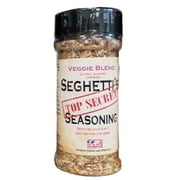 Seghetti's Top Secret Seasoning | Veggie Blend | Mixed Herb & Vegetable Seasonings | 8oz