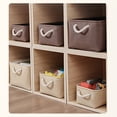 thumbnail image 3 of Decodeary Versatile Storage Box With Sturdy Handle - Easy To Access And Organize Also Easy To Slide In And Pull Out Of Shelves light pink 36*26*16 1Set, 3 of 6