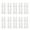 10 pcs White 1, variant on 5/10/25 Pcs Christmas Fence White Picket Fence for Xmas Tree Easy Assembly Reusable Christmas Fence for Holiday Indoor Decoration