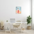 thumbnail image 2 of Irena Orlov Abstract Figure Dancing Movement Pink Blue Orange 16 in x 20 in Framed Painting Canvas Art Print, by Stupell Home Décor, 2 of 6