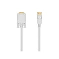 thumbnail image 5 of Monoprice Video Cable - 3 Feet - White | 28AWG Display Port to VGA Cable, Gold Plated Connectors, 5 of 6