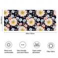 thumbnail image 3 of Pioneer Flower Floral Print Pattern Bathroom Rugs Mat, Non Slip Microfiber Bathroom Rug with Rubber Backing, Soft Mats for Bathroom Floor Tub Shower, 24"x60", 3 of 5