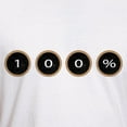 thumbnail image 3 of CafePress - 100 Percent Typewriter Keys T Shirt - Fitted T-Shirt, Vintage Fit Soft Cotton Tee, 3 of 4