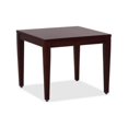 thumbnail image 2 of Lorell, Mahogany Finish Solid Wood Corner Table, 1 Each, 2 of 10