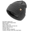 thumbnail image 7 of Joernso Kids Autumn Winter Knitting Hat Brimless Solid Color Thickened Fleece Lining Beanie Hat Boys Girls Hat Headwear, 7 of 7