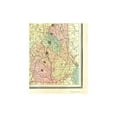 thumbnail image 4 of Historic State Map - New Hampshire Vermont - Cram 1886 - 23 x 27.63 - Vintage Wall Art, 4 of 5